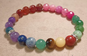 8mm Single Chakra Energy Bracelets 3.0