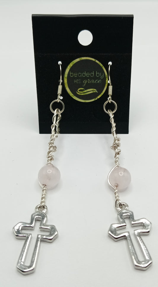 At The Cross Stone Drop Earringz 4