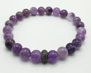 8mm Single Gemstone/Crystal Bracelets