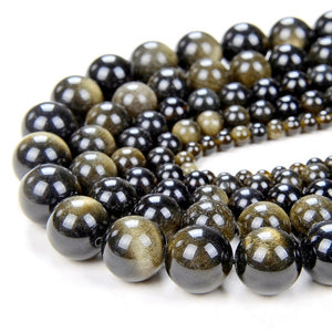 10mm Golden Obsidian