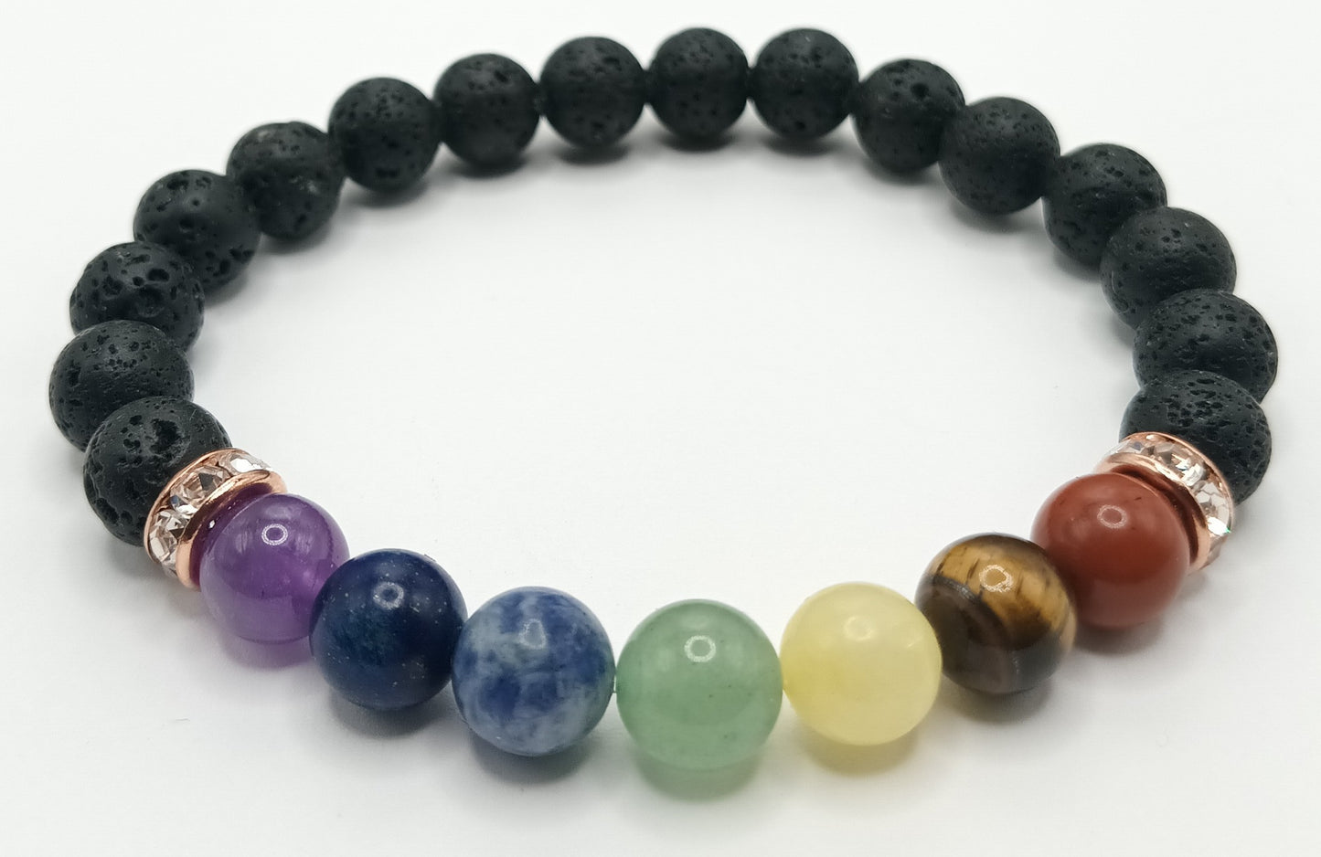 8mm Single Chakra Energy Bracelets 3.0