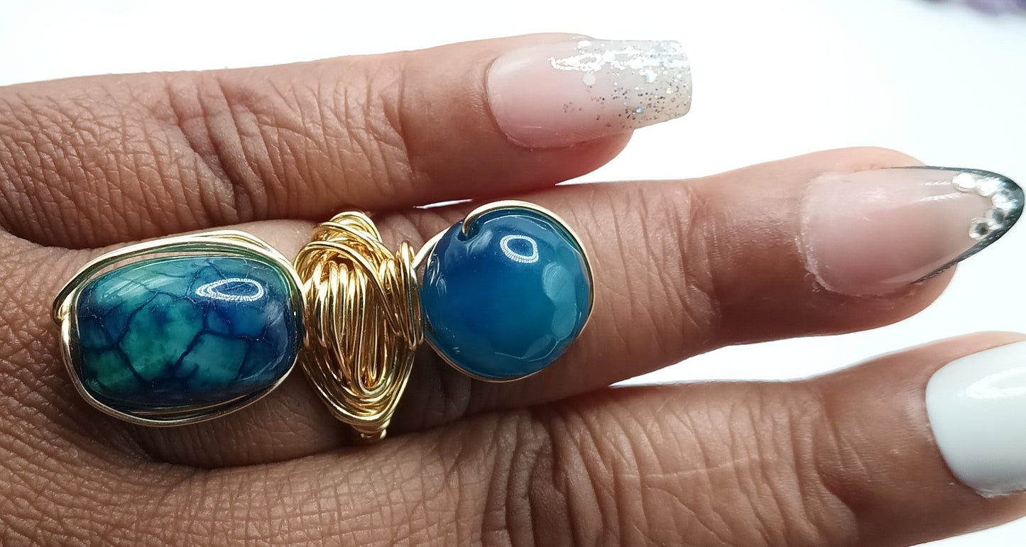 Blueberry Infinity BOLD Ring