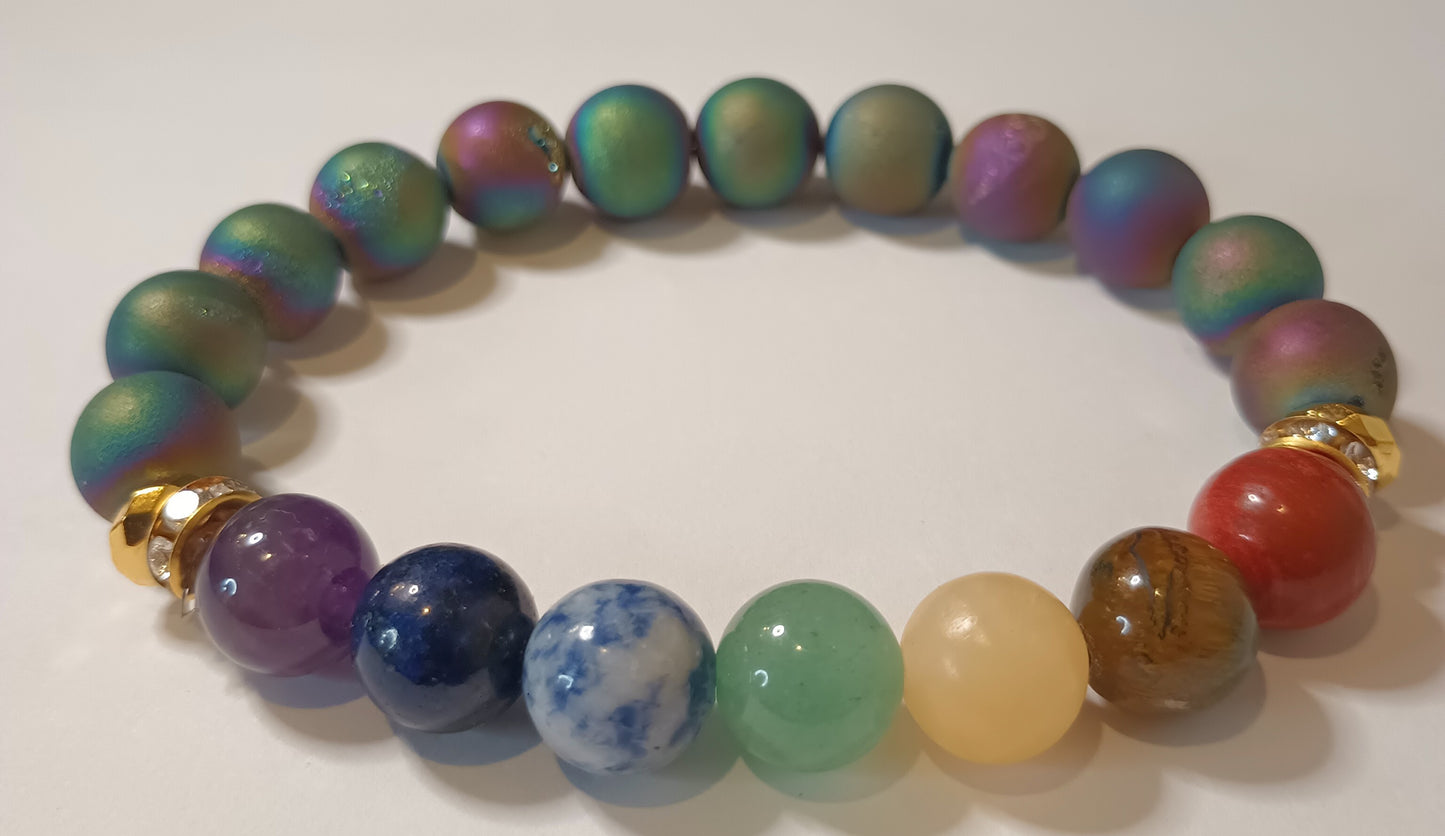 10mm Single Chakra Energy Bracelets