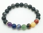 Load image into Gallery viewer, 10mm Single Chakra Energy Bracelets
