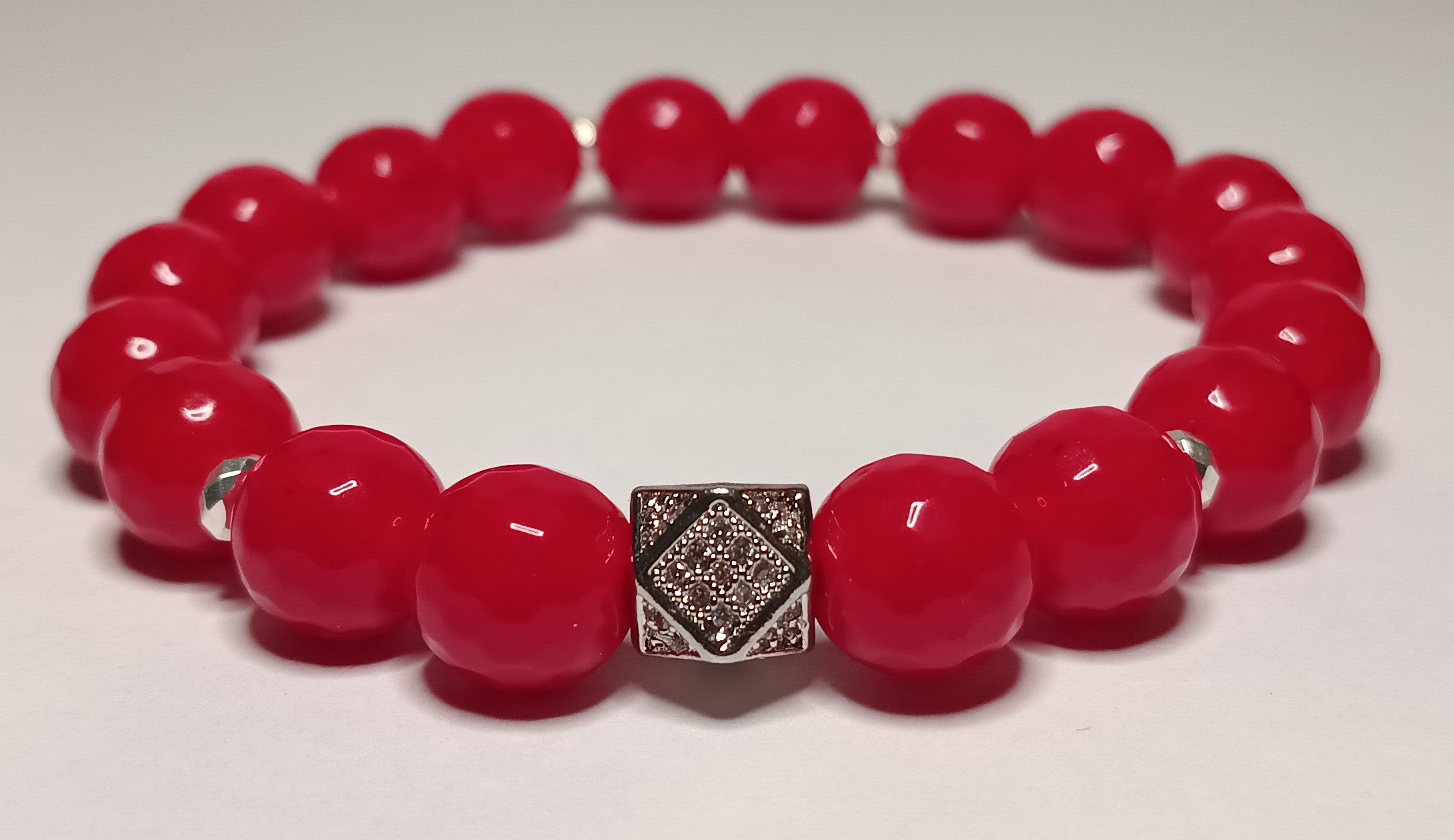 10mm Single Gemstone and Crystal Bracelets