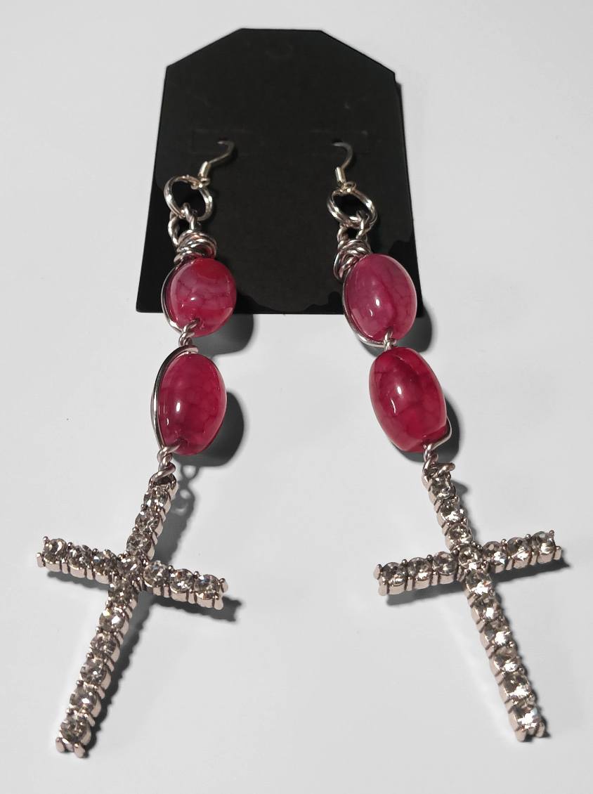At The Cross Stone Drop Earringz 4