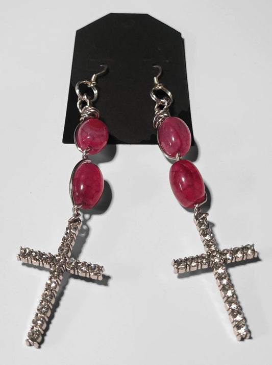 At The Cross Stone Drop Earringz 4