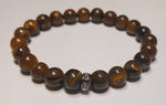 Load image into Gallery viewer, 8mm Single Gemstone/Crystal Bracelets
