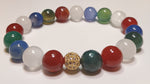 Load image into Gallery viewer, 10mm Single Gemstone and Crystal Bracelets
