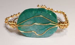 Wire Wrapped Cuff Bracelet 2