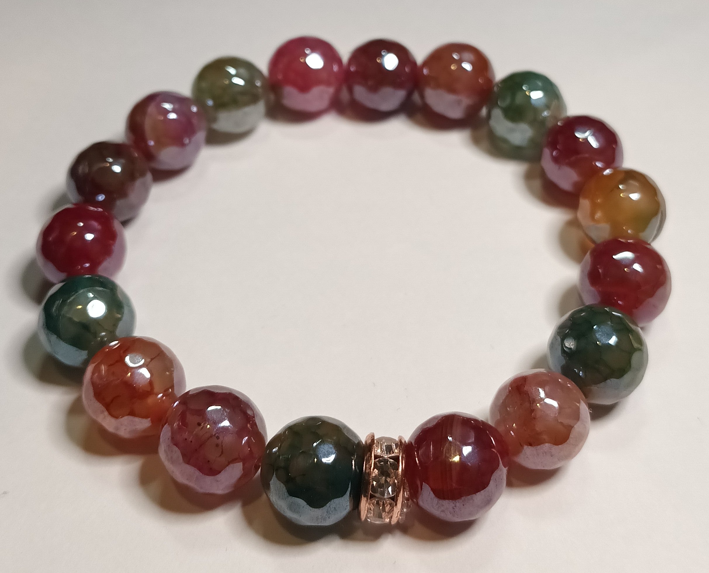 10mm Single Gemstone and Crystal Bracelets