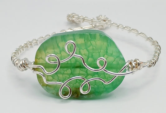 Wire Wrapped Cuff Bracelet 2