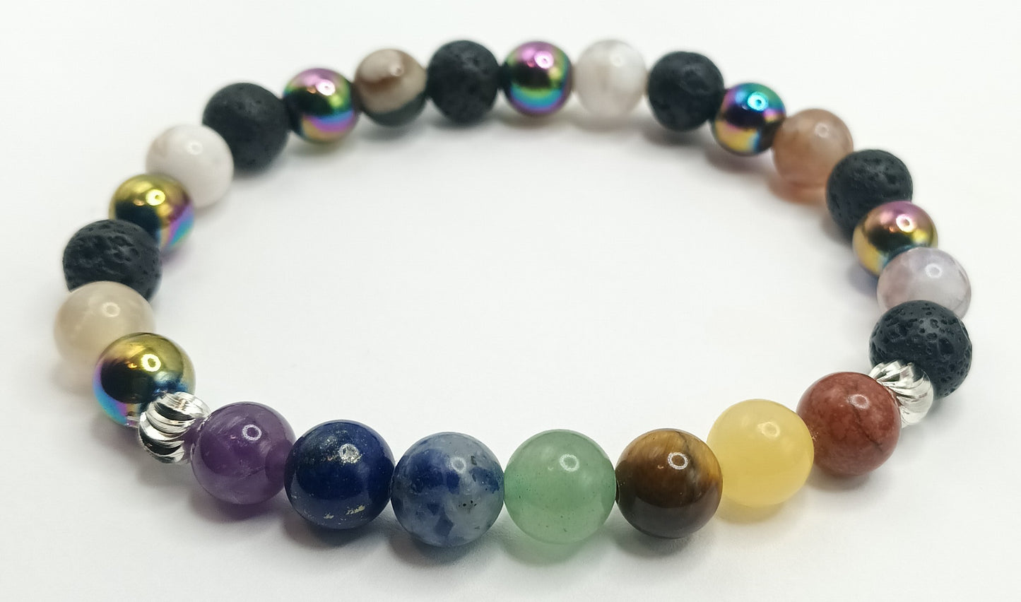 8mm Single Chakra Energy Bracelets 3.0