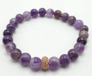 8mm Single Gemstone/Crystal Bracelets