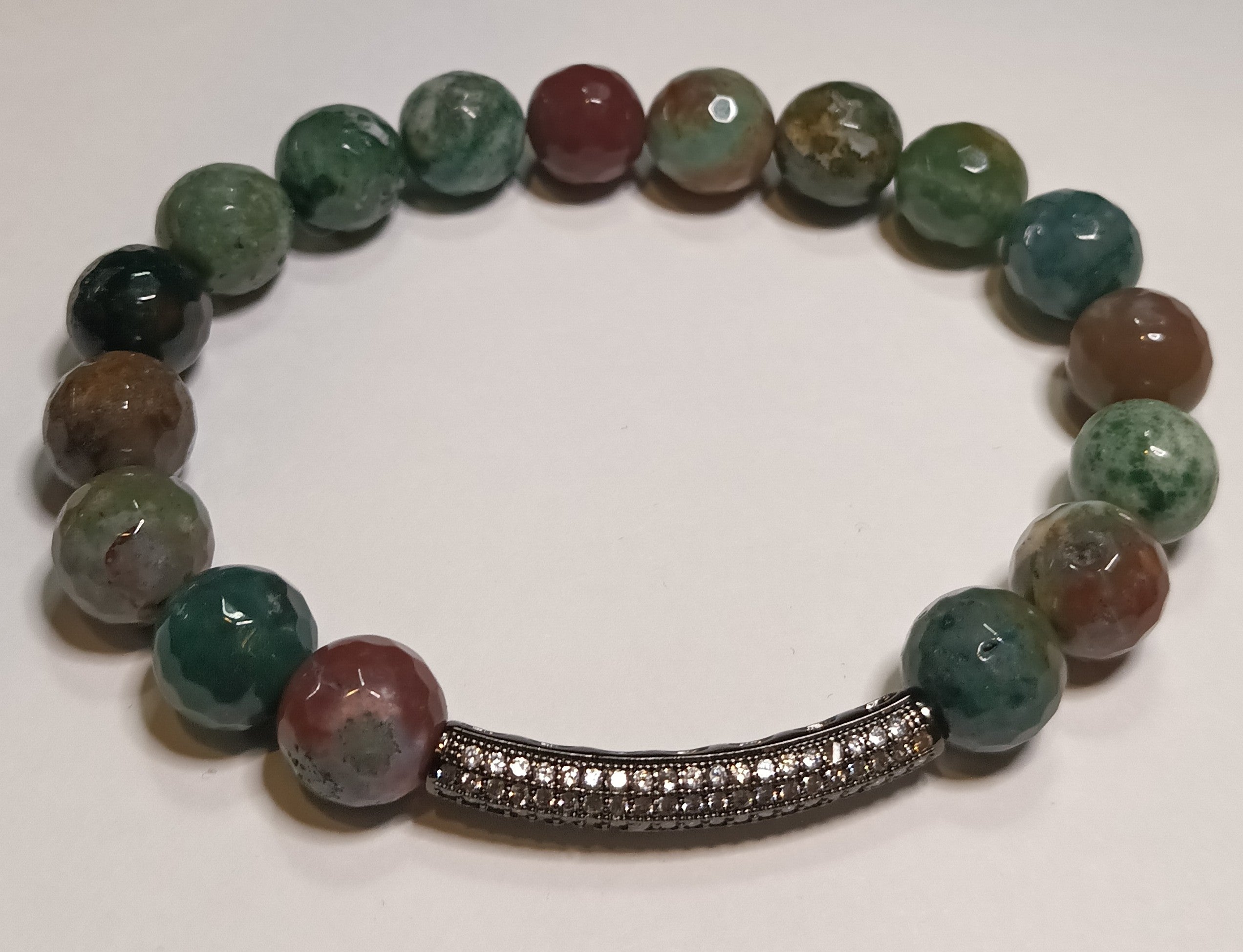 10mm Single Gemstone and Crystal Bracelets