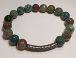 Load image into Gallery viewer, 10mm Single Gemstone and Crystal Bracelets
