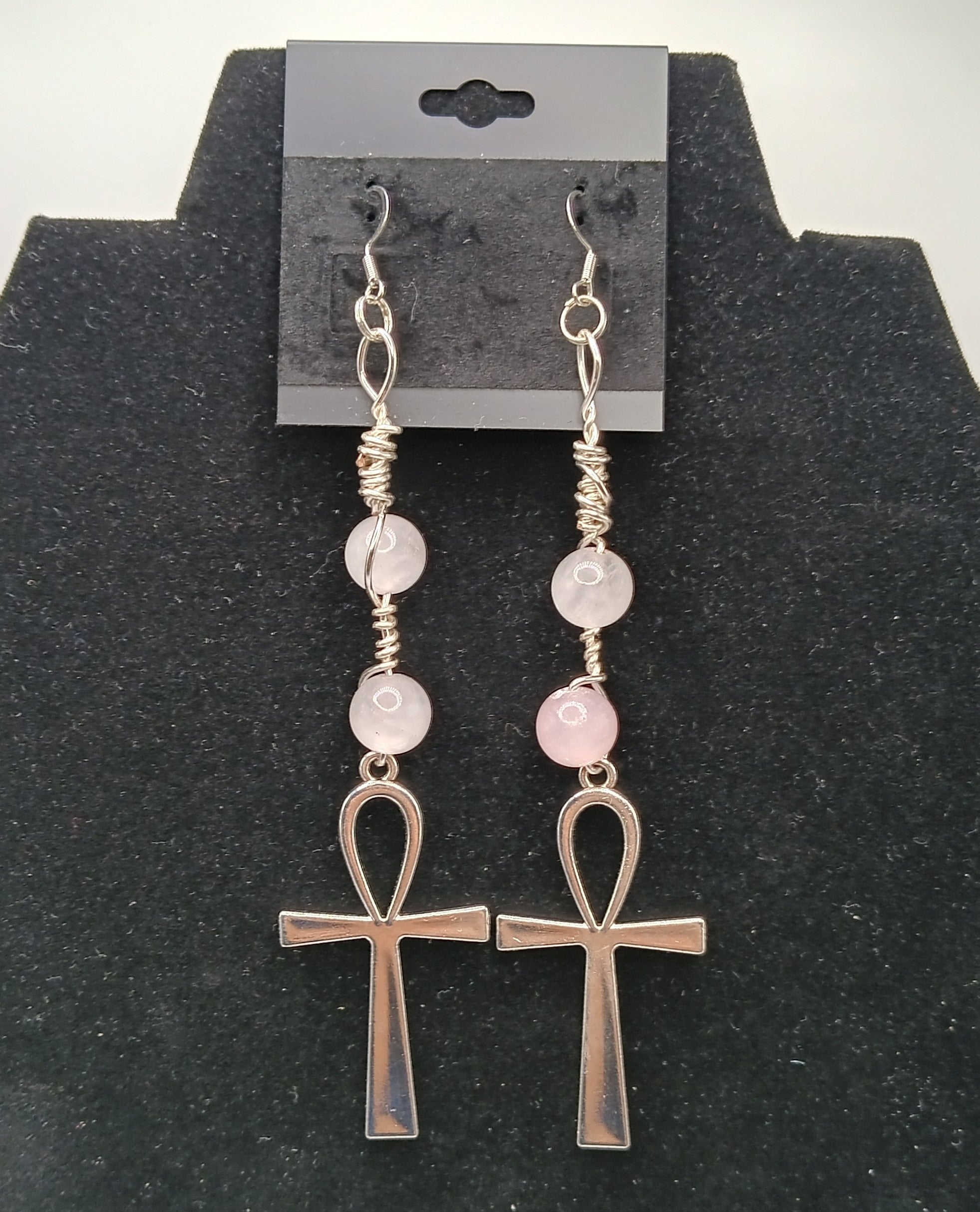 Key To Life Stone Drop Earringz