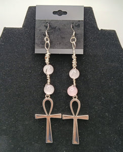 Key To Life Stone Drop Earringz