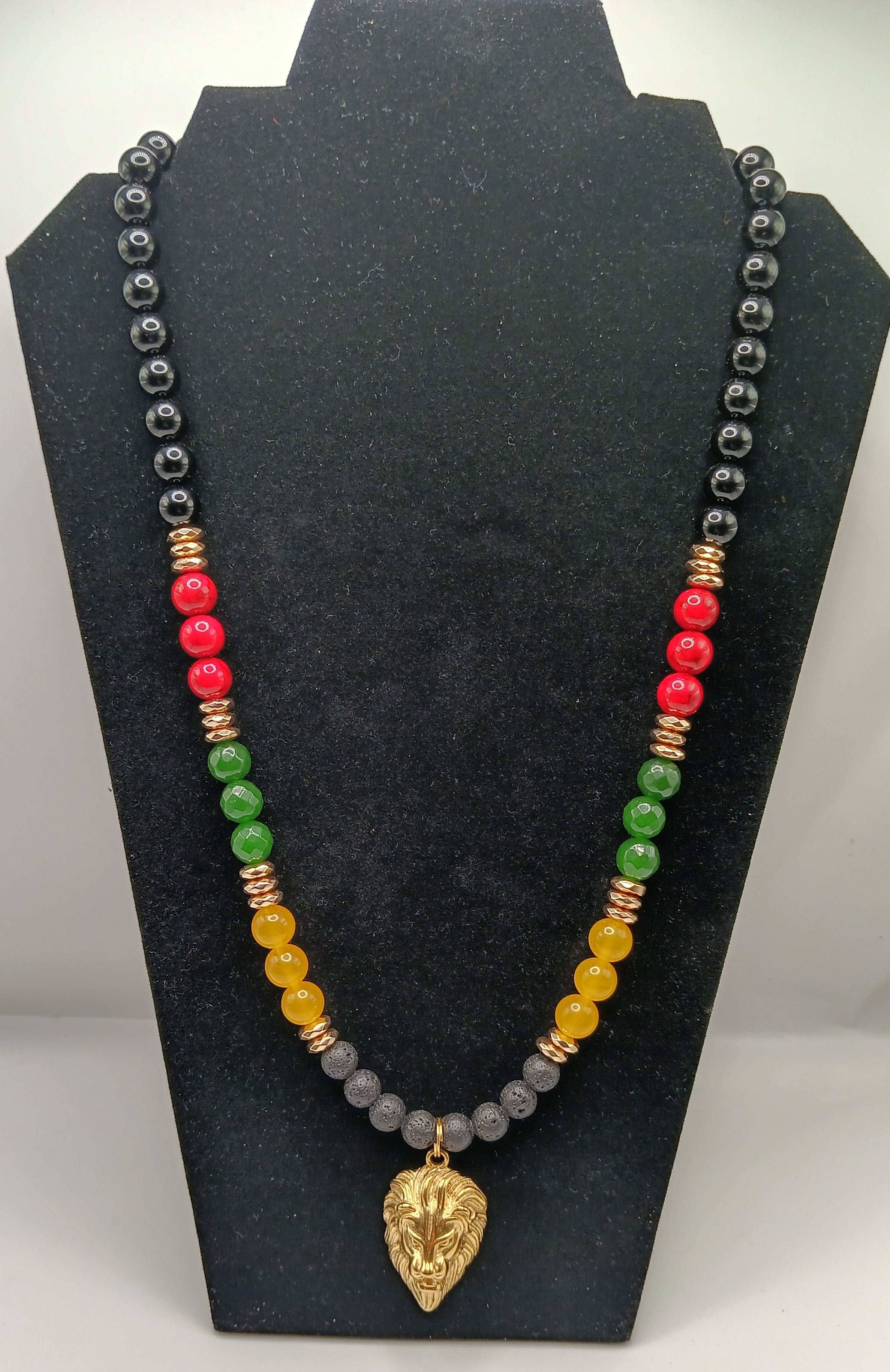 AFRO LION KING NECKLACE