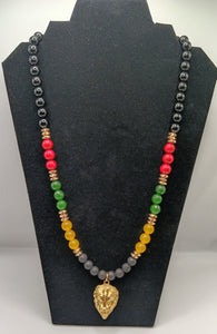 AFRO LION KING NECKLACE