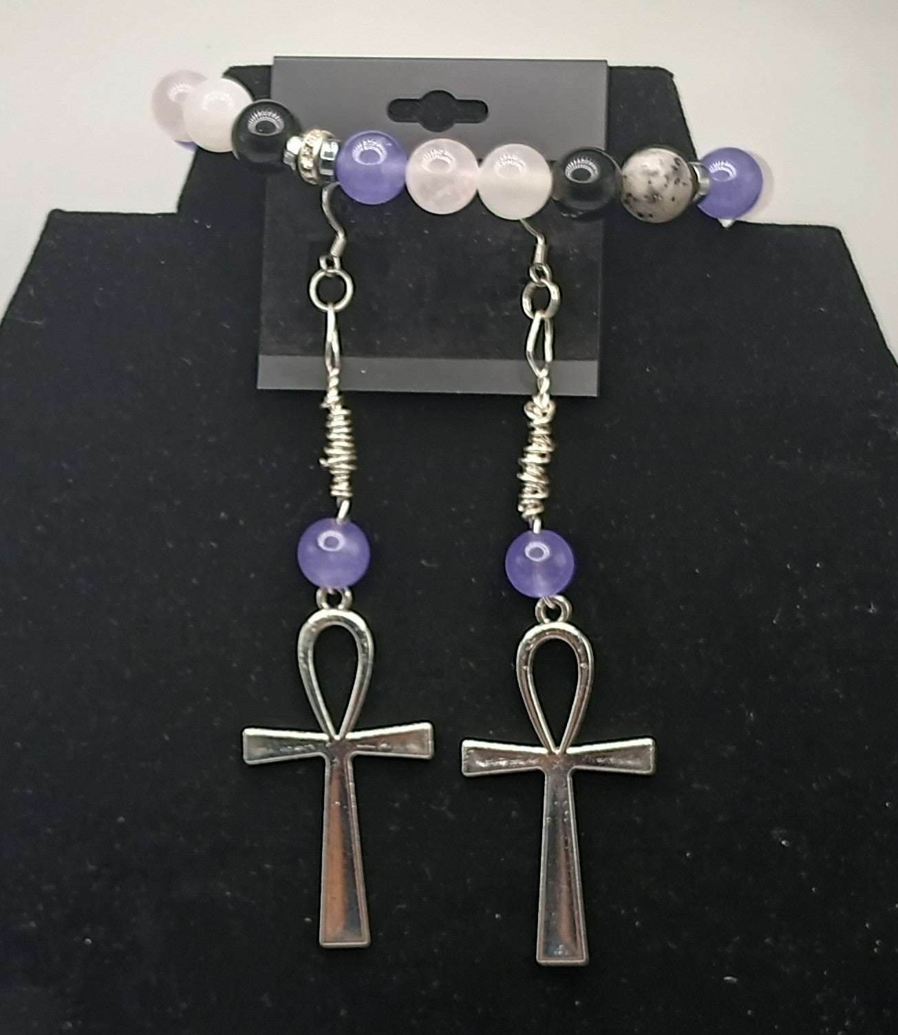 Key To Life Stone Drop Earringz 10