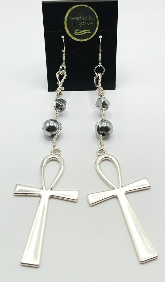 Key To Life Stone Drop Earringz 10