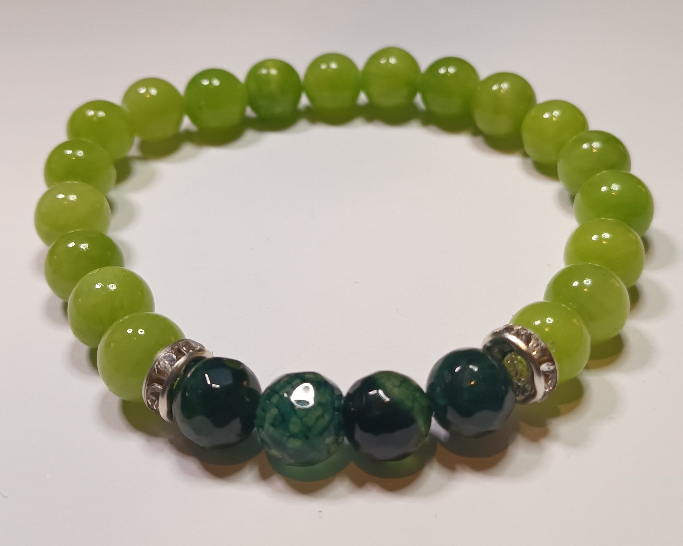 8mm Single Gemstone/Crystal Bracelets