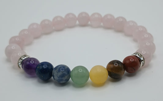 8mm Single Chakra Energy Bracelets 3.0