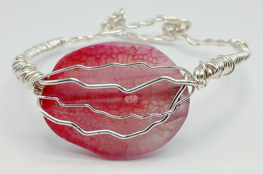 Wire Wrapped Cuff Bracelet