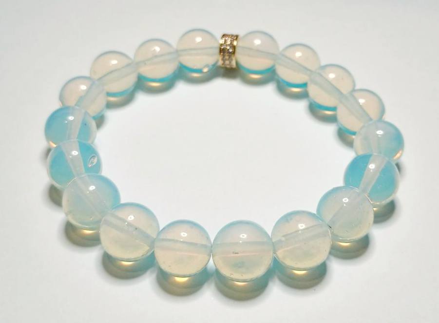 10mm Single Gemstone and Crystal Bracelets