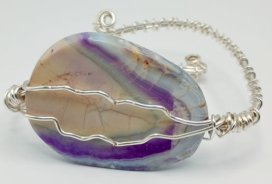 Wire Wrapped Cuff Bracelet 7