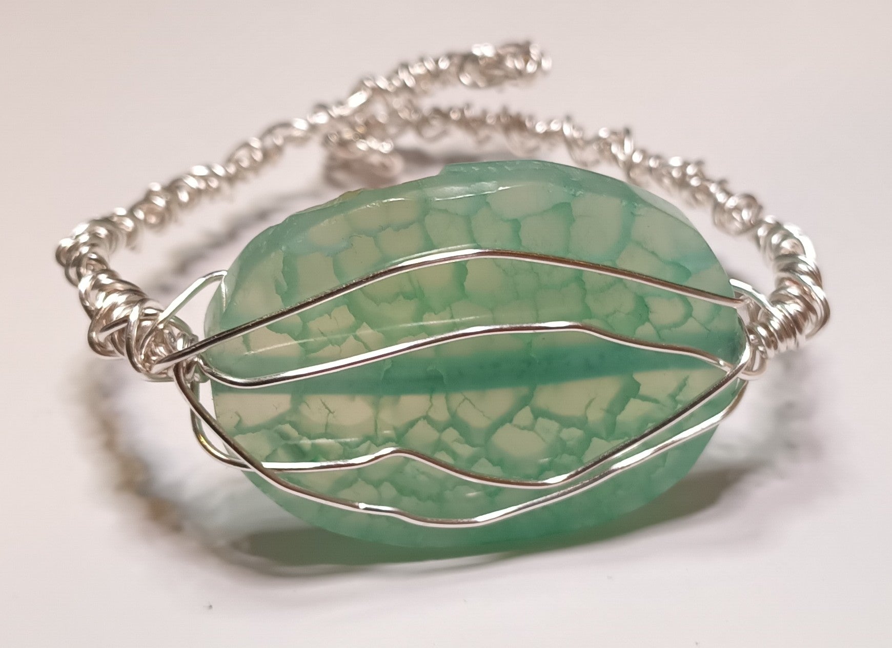 Wire Wrapped Cuff Bracelet 7