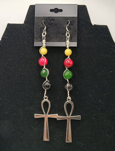 Key To Life Stone Drop Earringz 8