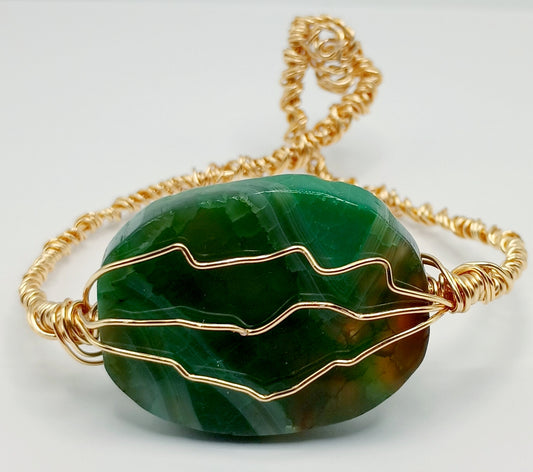 Wire Wrapped Cuff Bracelet 3