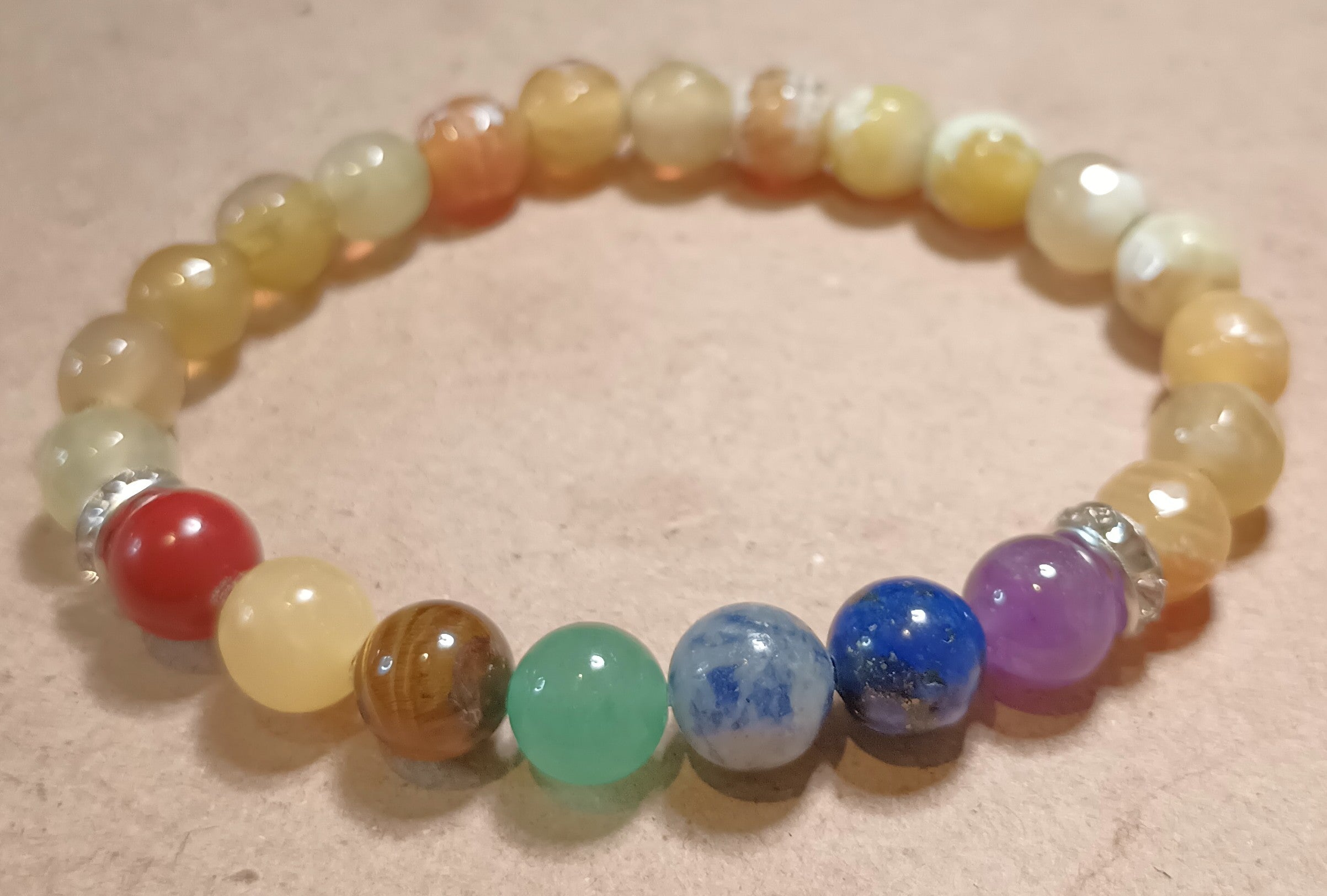 8mm Single Chakra Energy Bracelets 3.0