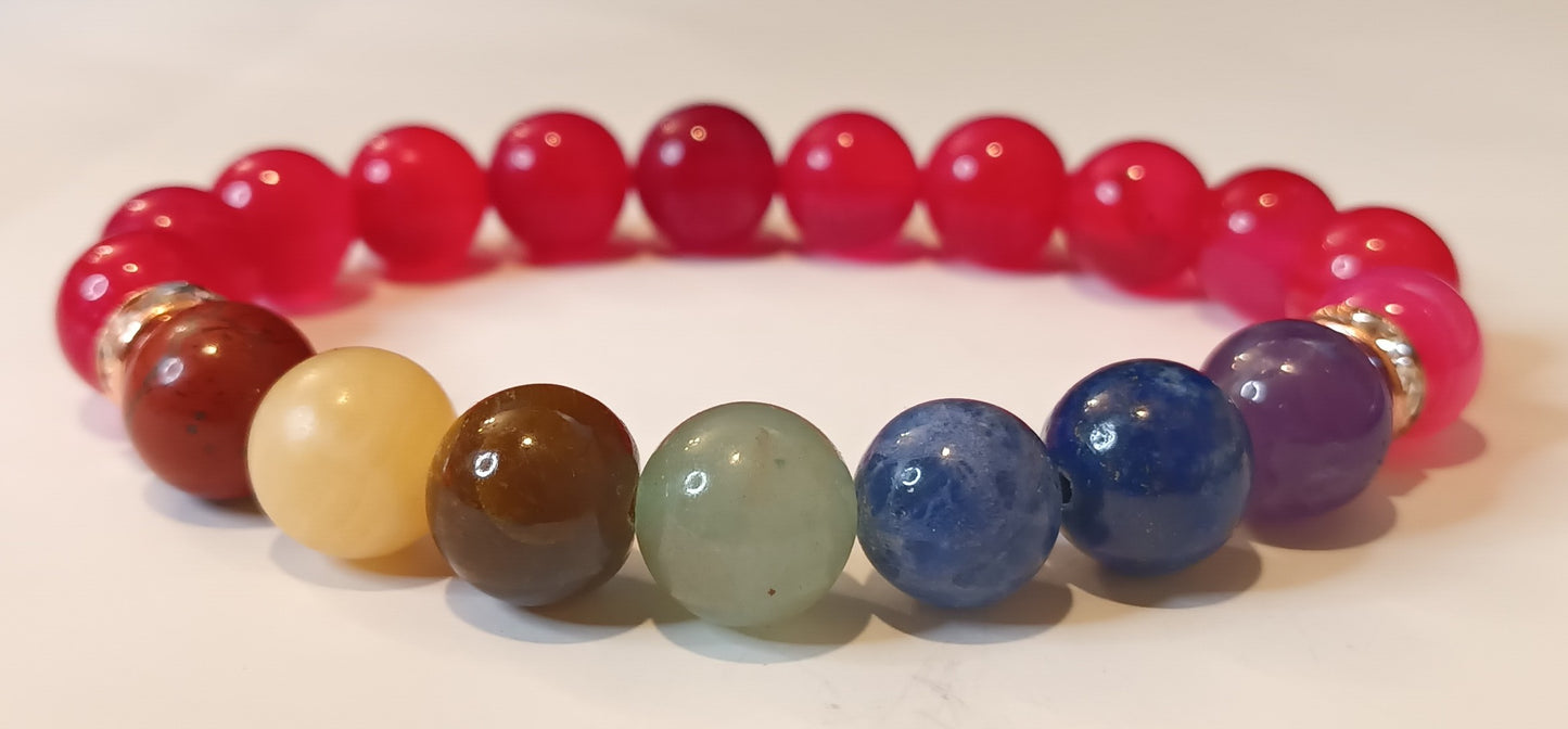 10mm Single Chakra Energy Bracelets